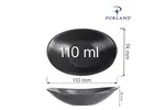 Mini naczynie owalne Coal 110 mm Porland 04ALM001631