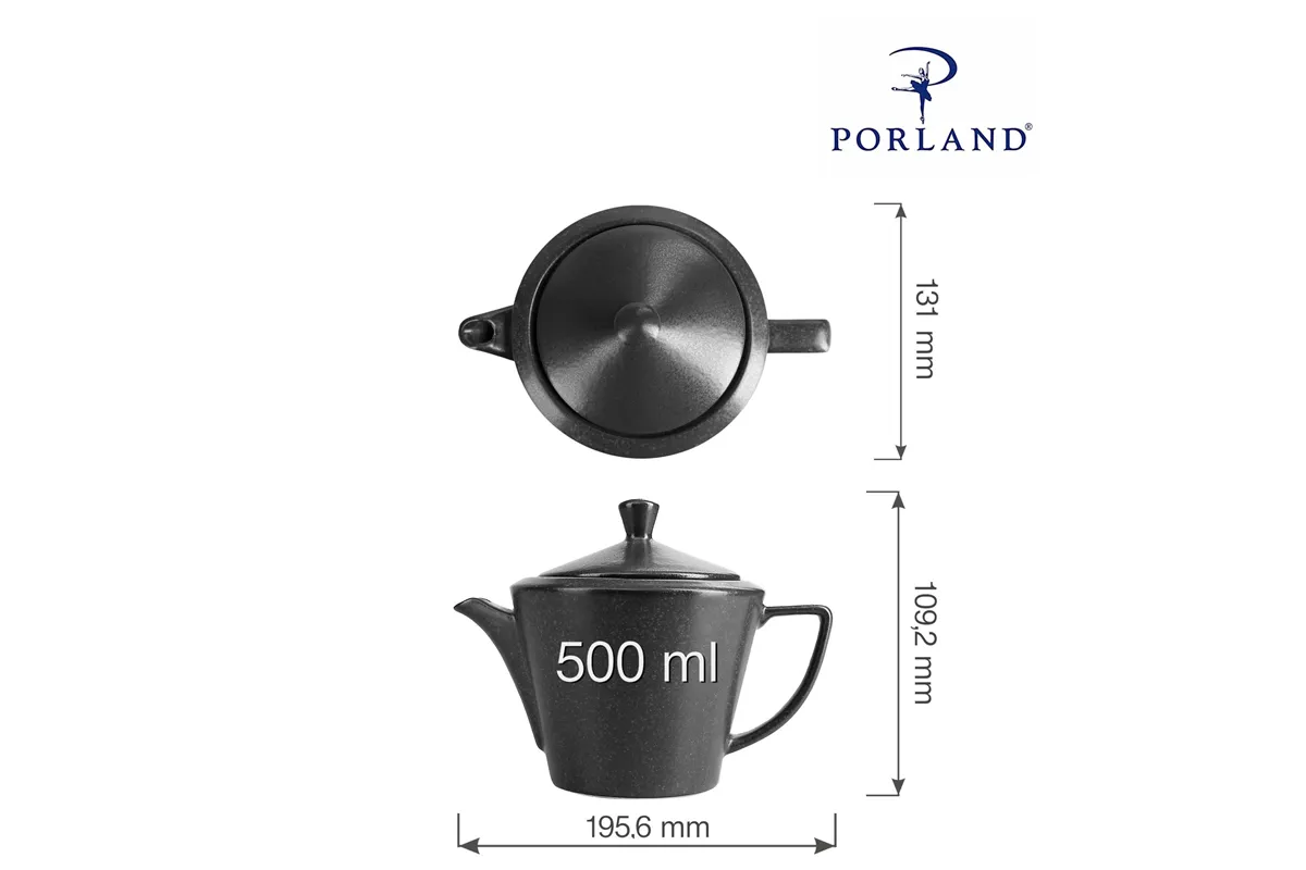 Dzbanek do herbaty Coal 500 ml Porland 04ALM001532