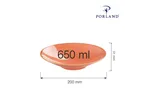 Talerz głęboki Amber 200 mm, 650 ml Porland 04ALM002761