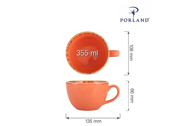 Filiżanka elegancka Amber 320 ml Porland 04ALM001451 Filiżanka elegancka Amber 320 ml Porland 04ALM001451