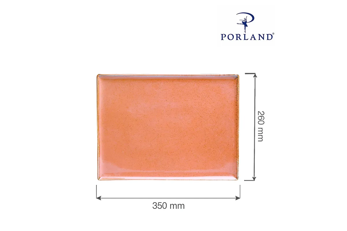 Taca prostokątna Amber 350x260 mm Porland 04ALM001510