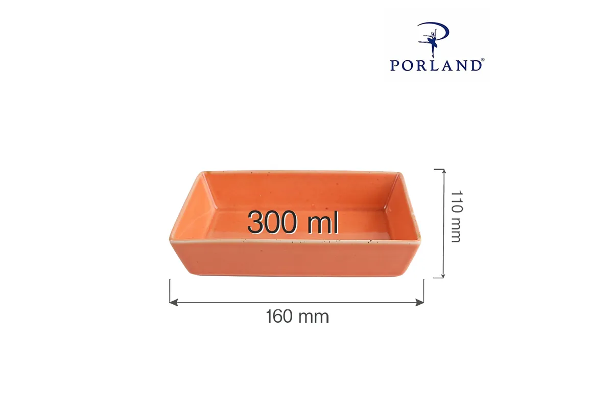 Naczynie do przystawek Amber 160x110 mm Porland 04ALM002053