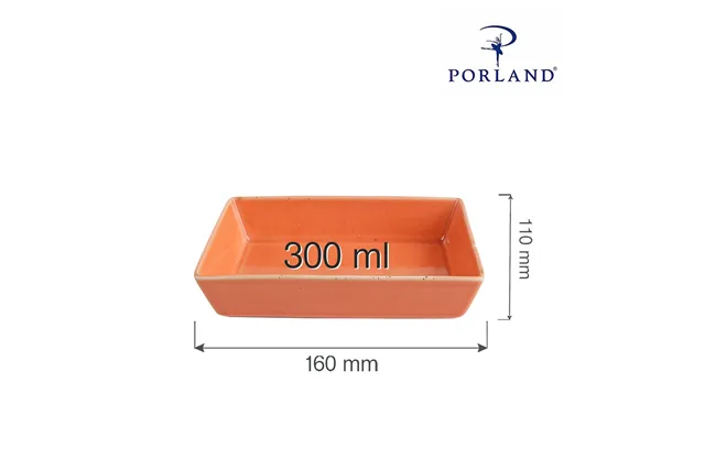 Naczynie do przystawek Amber 160x110 mm Porland 04ALM002053 Naczynie do przystawek Amber 160x110 mm Porland 04ALM002053