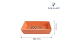 Naczynie do przystawek Amber 160x110 mm Porland 04ALM002053