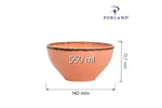 Miska Amber 550 ml Porland 04ALM003069