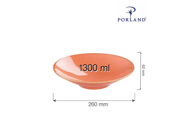Talerz na stopie Amber 260 mm Porland 04ALM001948 Talerz na stopie Amber 260 mm Porland 04ALM001948
