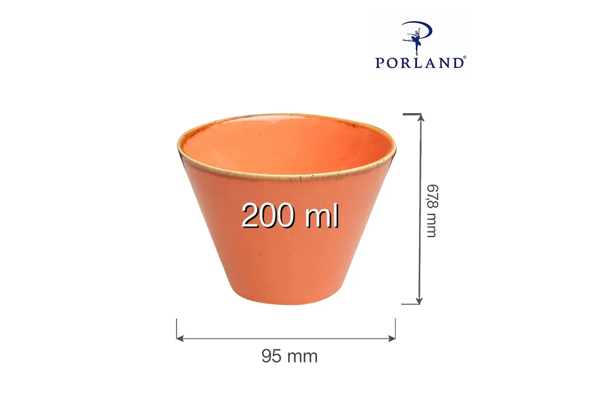 Miska stożkowa Amber 200 ml Porland 04ALM001433
