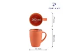 Kubek Amber 260 ml Porland 04ALM001684