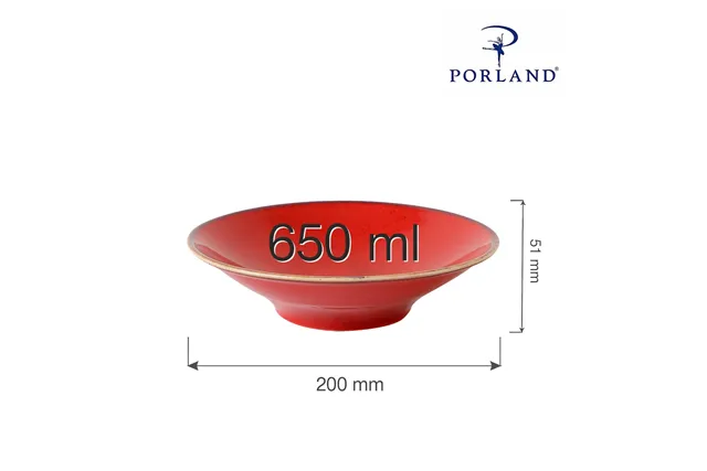 Talerz głęboki Magma śr. 200 mm, 650 ml Porland 04ALM002759 Talerz głęboki Magma śr. 200 mm, 650 ml Porland 04ALM002759