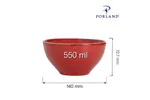 Miska Magma 550 ml Porland 04ALM003065 Miska Magma 550 ml Porland 04ALM003065