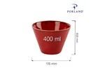 Miska stożkowa Magma 400 ml Porland 04ALM001441