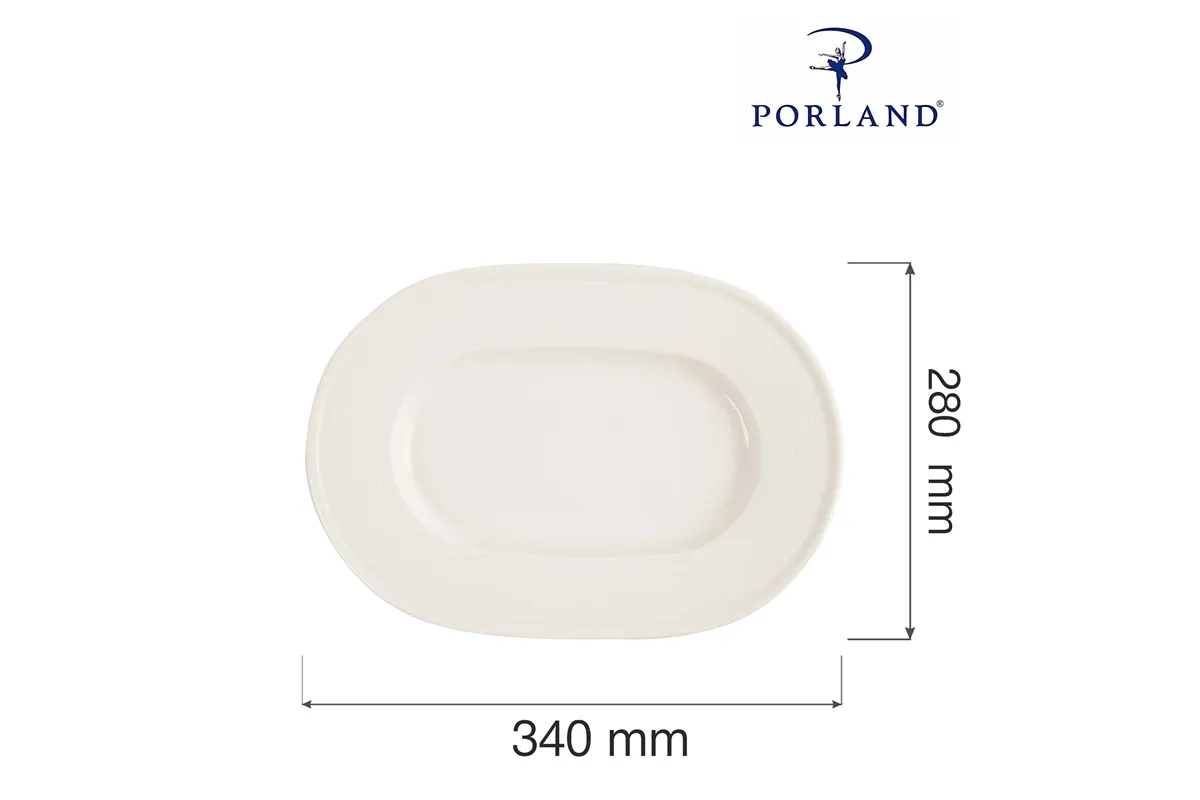 Półmisek owalny Line 280 mm Porland 04ALM002793