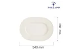 Półmisek owalny Line 280 mm Porland 04ALM002793
