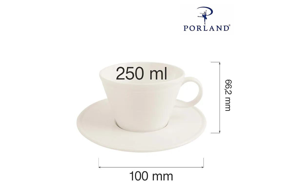 Filiżanka elegancka Line 250 ml Porland 04ALM002267