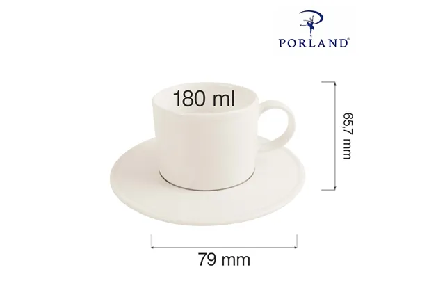Filiżanka sztaplowana Line 180 ml Porland 04ALM002285