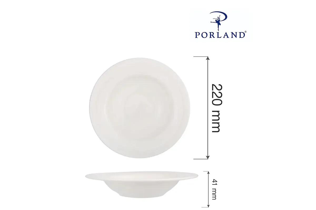 Talerz głęboki Dove 220 mm Porland 04ALM000044