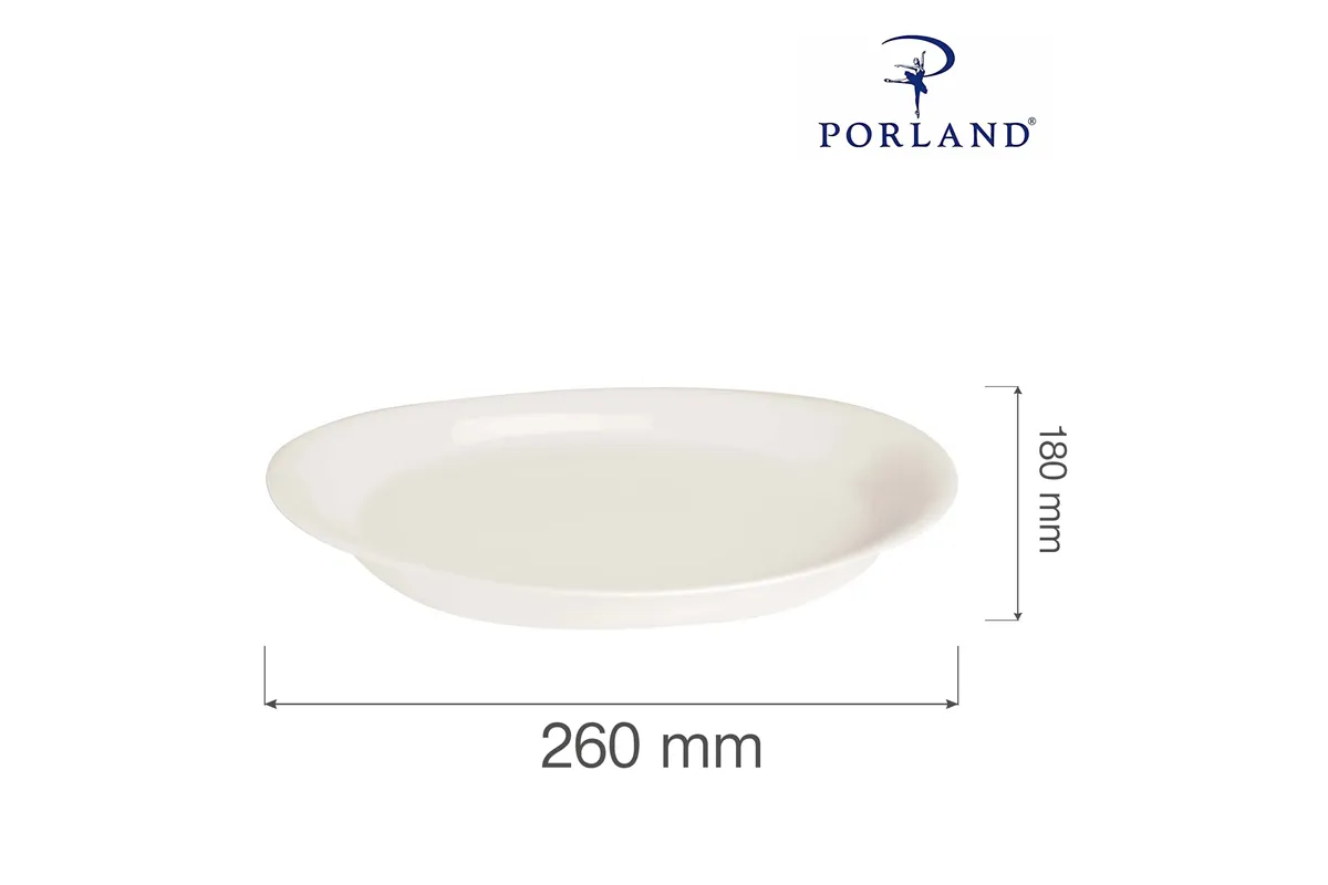 Półmisek owalny Dove 260x180 mm Porland 04ALM000016