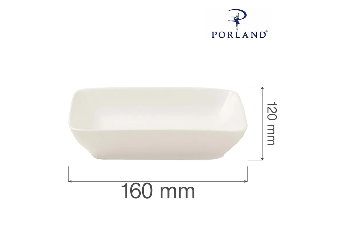 Półmisek do przystawek Dove 160x120 mm Porland 04ALM000099