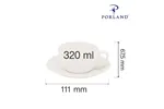 Filiżanka elegancka Dove 320 ml Porland 04ALM000327