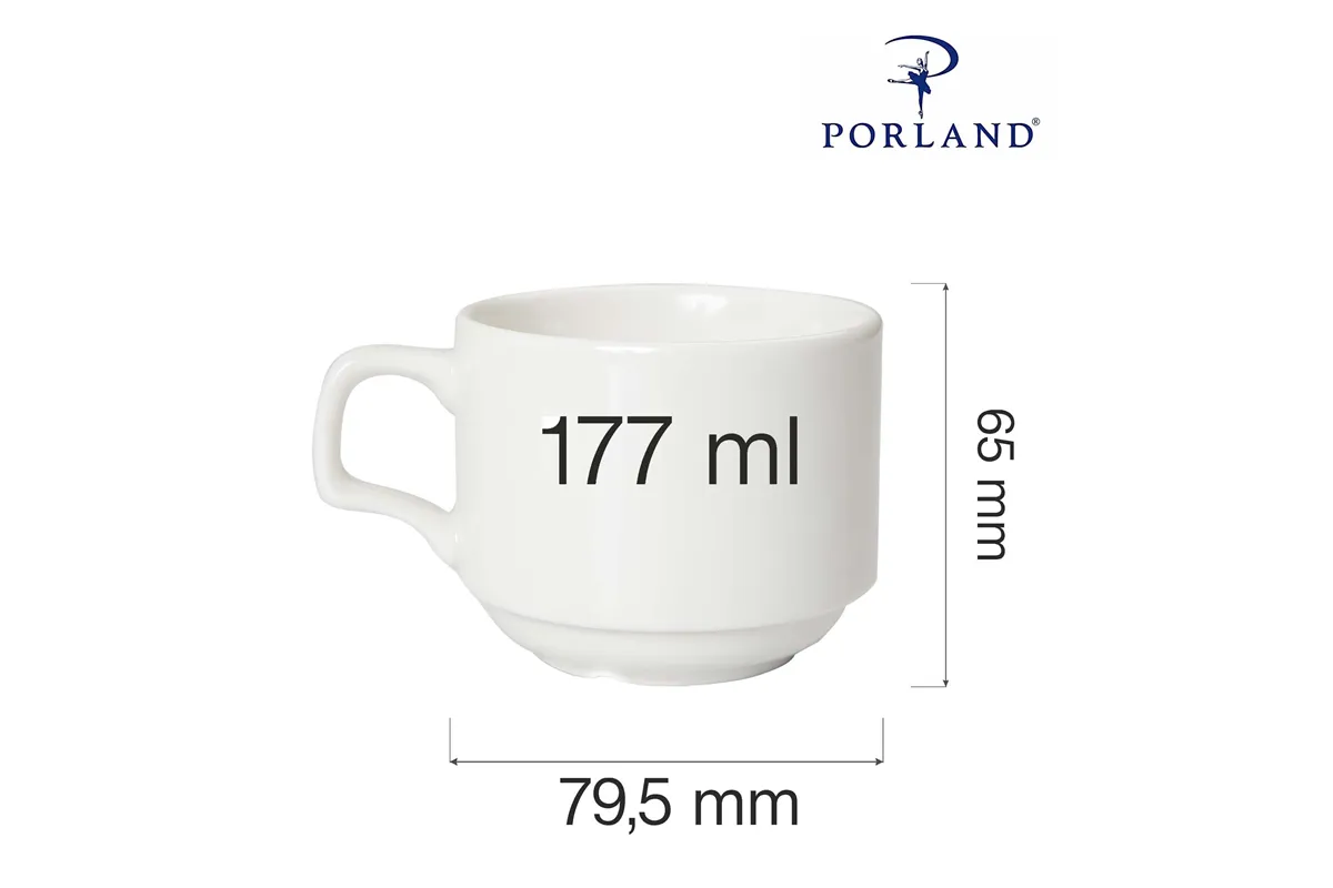 Filiżanka sztaplowana Dove 177 ml Porland 04ALM000056