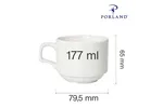 Filiżanka sztaplowana Dove 177 ml Porland 04ALM000056