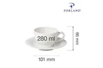 Filiżanka Dove 280 ml Porland 04ALM002045