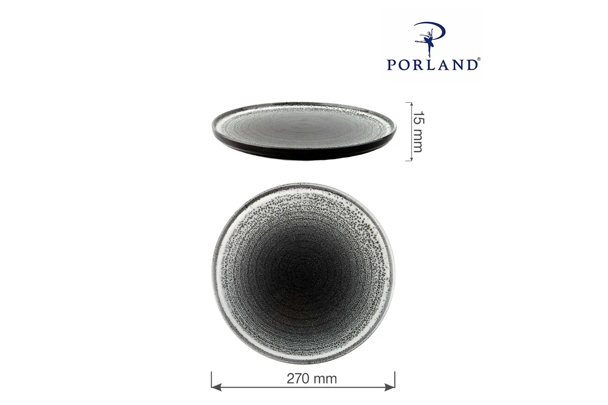 Talerz płytki z wysokim rantem Twilight 270 mm Porland 04ALM004956