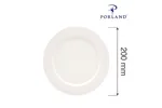 Talerz płytki z płaskim rantem Dove 200 mm Porland 04ALM000876