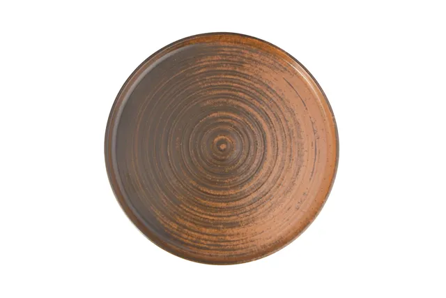 Talerz z wysokim rantem Lykke Brown, 300 mm Porland 04ALM005791 Talerz z wysokim rantem Lykke Brown, 300 mm Porland 04ALM005791