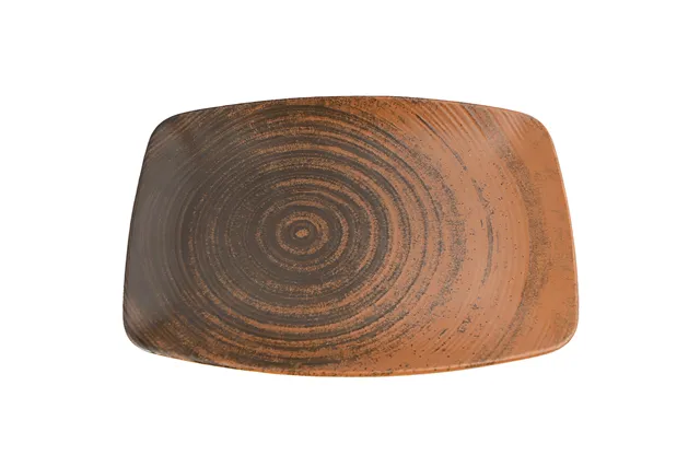 Talerz owalny Lykke Brown, 270x200 mm Porland 04ALM005955 Talerz owalny Lykke Brown, 270x200 mm Porland 04ALM005955