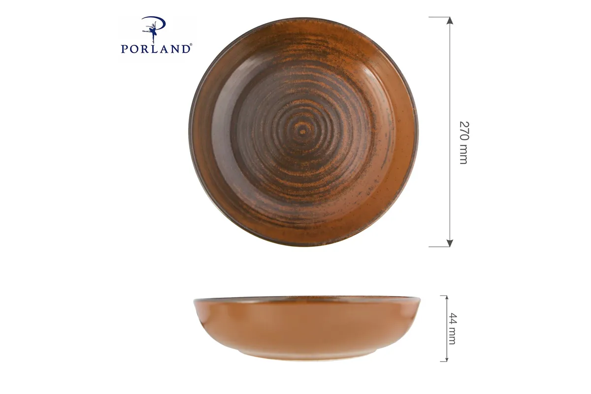 Talerz coupe Lykke Brown, 270 mm Porland 04ALM005973