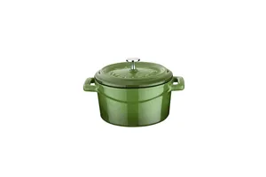 Mini garnek żeliwny (O)10cm, zielony LAVA 832073