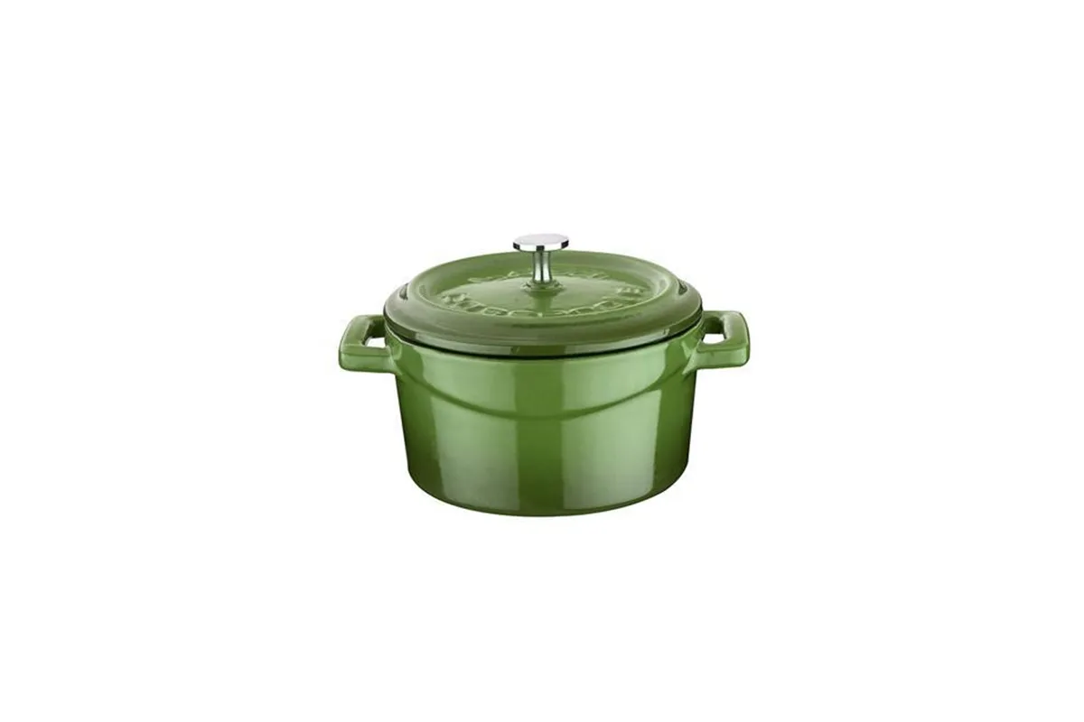 Mini garnek żeliwny (O)10cm, zielony LAVA 832073