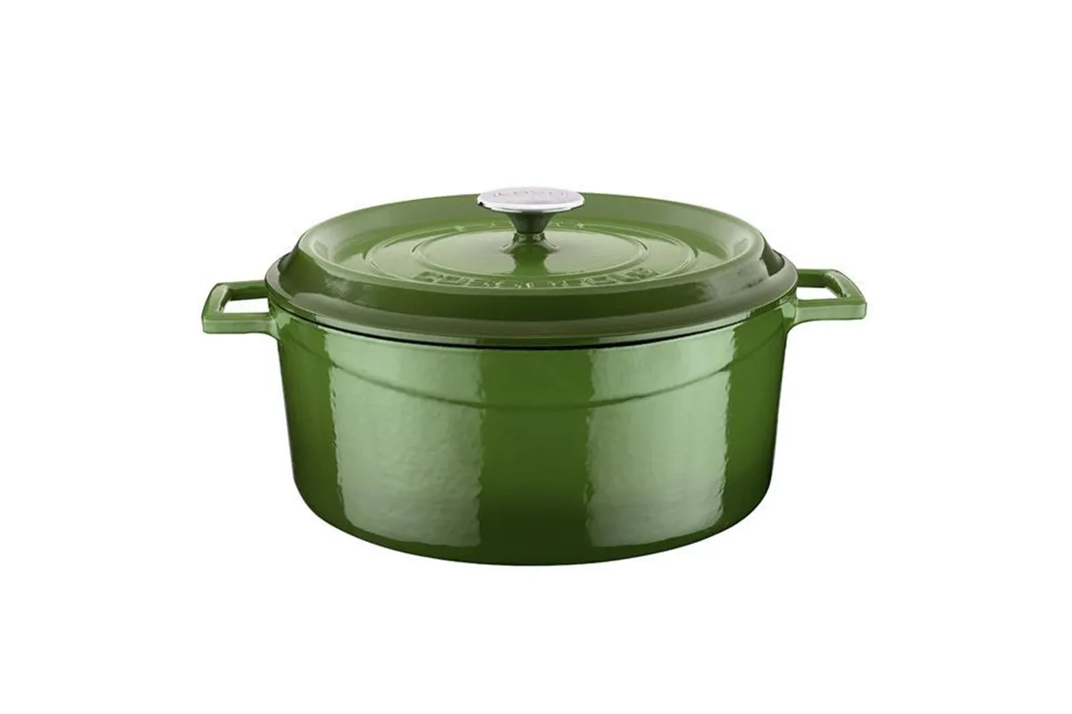 Garnek żeliwny (O)28cm, zielony LAVA 832097