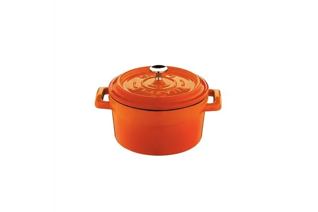 Mini garnek żeliwny (O)10cm, pomarańczowy LAVA 832127 Mini garnek żeliwny (O)10cm, pomarańczowy LAVA 832127