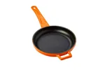 Mini patelnia żeliwna z metalowym uchwytem (O)16cm, pomarańczowa LAVA 832165