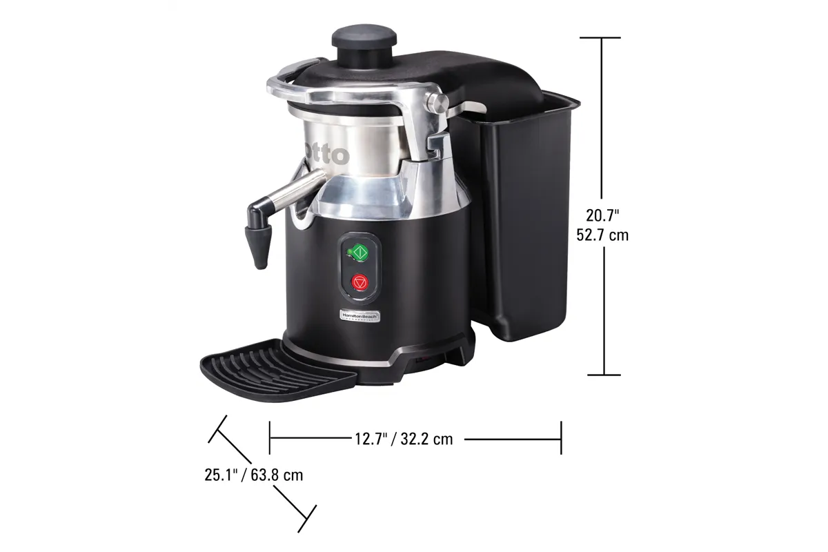 Profesjonalna sokowirówka dla gastronomii HJE960-CE otto™ 1200W, Hamilton Beach Commercial Hamilton Beach Commercial HJE960-CE