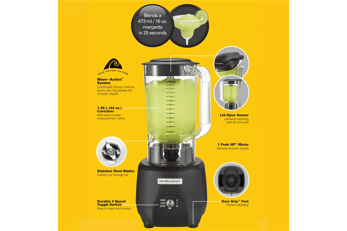 Profesjonalny blender barmański HBB908R-CE 1.25l, Hamilton Beach Commercial Hamilton Beach Commercial HBB908R-CE
