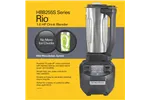 Blender barmański HBB255S-CE Rio® z dzbankiem ze stali nierdzewnej 1.4l, Hamilton Beach Commercial Hamilton Beach Commercial HBB