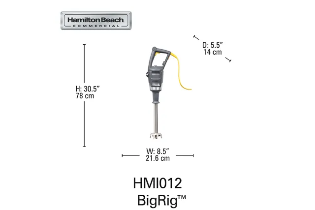 Mikser zanurzeniowy HMI014-CE BigRig™ 820x216 mm, Hamilton Beach Commercial Hamilton Beach Commercial HMI014-CE Mikser zanurzeniowy HMI014-CE BigRig™ 820x216 mm, Hamilton Beach Commercial Hamilton Beach Commercial HMI014-CE