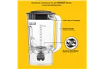 Dzbanek z poliwęglanu do blendera HBB 908R 1,25l, Hamilton Beach Commercial Hamilton Beach Commercial 6126-908R