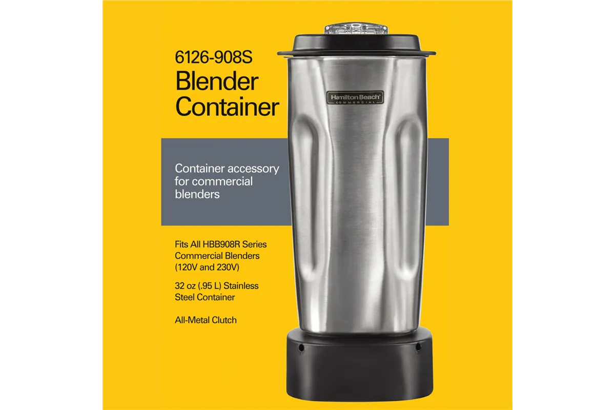 Dzbanek ze stali nierdzewnej do blendera HBB 908R 950ml, Hamilton Beach Commercial Hamilton Beach Commercial 6126-908S