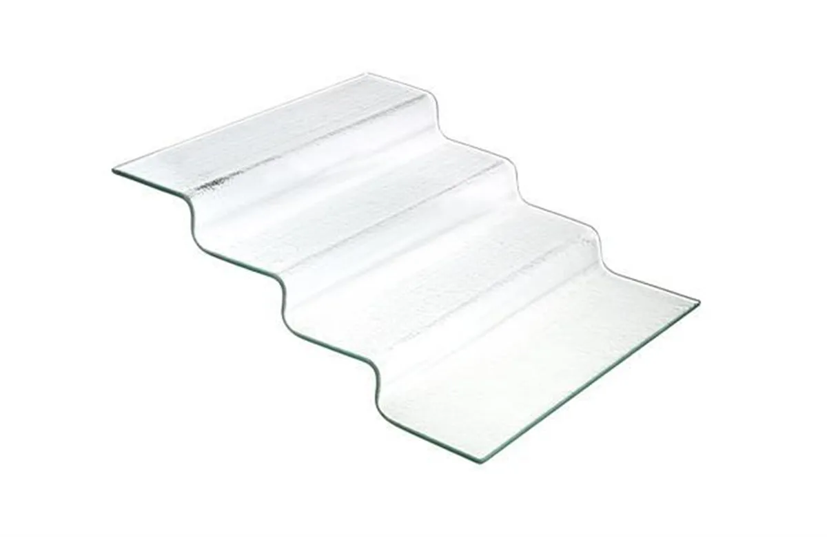 Schody bufetowe 4-stopniowe przezroczyste Fine Dine 429754