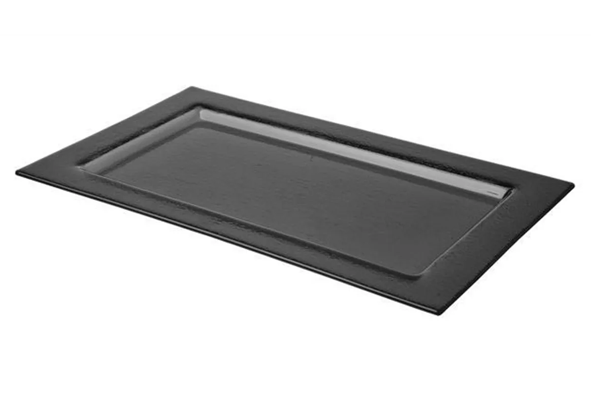 Taca szklana GN 1/1 czarna Fine Dine 429884