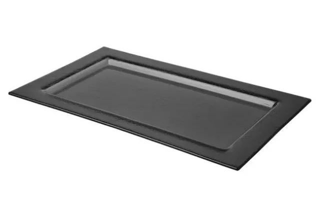 Taca szklana GN 1/1 czarna Fine Dine 429884