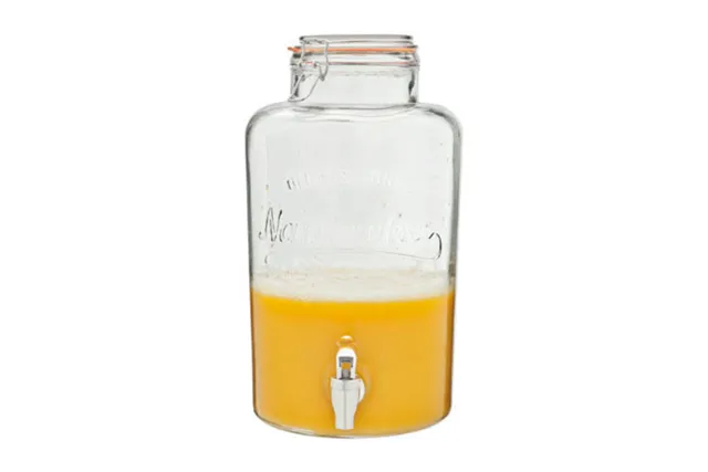 Dyspenser do soku i lemoniady, Słoik z kranem 8,5 l Fine Dine 9627204 Dyspenser do soku i lemoniady, Słoik z kranem 8,5 l Fine Dine 9627204