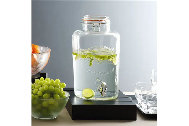 Dyspenser do soku i lemoniady, Słoik z kranem 8,5 l Fine Dine 9627204 Dyspenser do soku i lemoniady, Słoik z kranem 8,5 l Fine Dine 9627204