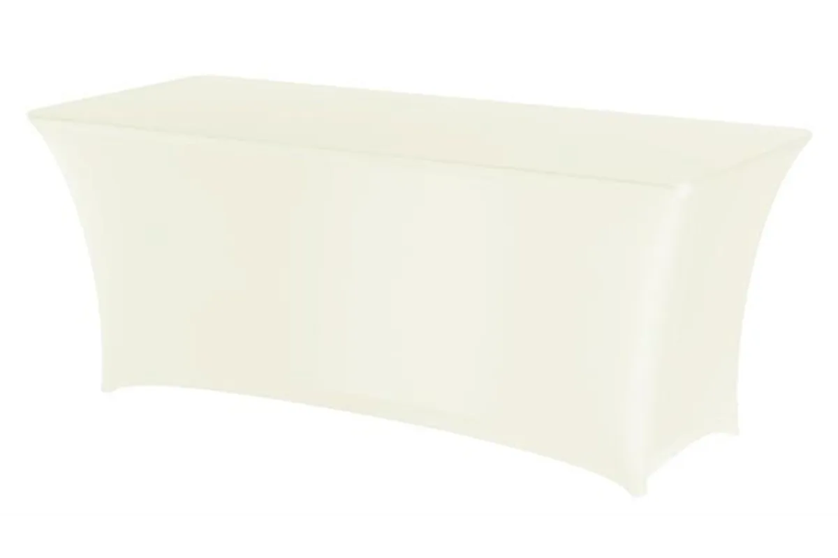 Obrus prostokątny Symposium kremowy 1200x760x730 mm Fine Dine 814352