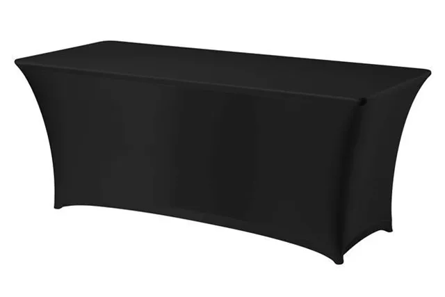 Obrus prostokątny Symposium czarny 1220x610x740 mm Fine Dine 813591