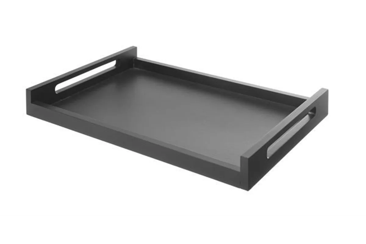 Taca Roomservice drewniana czarna 603x402 mm Fine Dine 505113